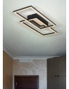 Searchlight® I Ovaloid LED Плафон дизайн. Матово черно. I 1 x LED - 55624BK - 5