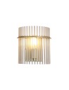 Searchlight® I Аплик Swizzle, златист метал с пръчки за шампанско I 1 x E27 - 55625CP