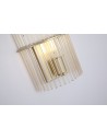 Searchlight® I Аплик Swizzle, златист метал с пръчки за шампанско I 1 x E27 - 55625CP - 3