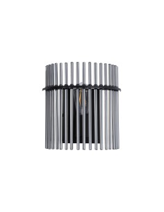 Searchlight® I Аплик Swizzle, матово черен метал с опушени пръчки I 1 x E27 - 55625SM - Цена | LEDs4economy 2