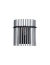 Searchlight® I Аплик Swizzle, матово черен метал с опушени пръчки I 1 x E27 - 55625SM - 2
