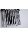 Searchlight® I Аплик Swizzle, матово черен метал с опушени пръчки I 1 x E27 - 55625SM - 3