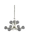 Searchlight® I Пендел Bellis Ii - античен месинг и прозрачни кристални мъниста I 9 x G9 - 5579-9AB - 2