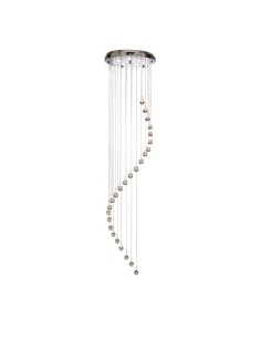 Searchlight® I Пендел Hallway - хромиран метал и прозрачен кристал I 5 x GU10 - 5742CC - Цена | LEDs4economy