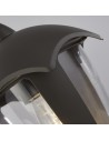 Searchlight® I Фенер Bluebell - сив метал и прозрачен поликарбонат I 1 x E27 - 57891GY - 3