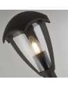 Searchlight® I Градински стълб Bluebell - сив метал и прозрачен поликарбонат I 1 x E27 - 57892-970 - 3