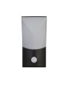 Searchlight® I Аплик Copenhagen - черен метал и опал, поликарбонат I 1 x LED - 58321BK - 2