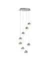 Searchlight® I Пендел Marbles - хром, абажур с цвят на натрошен лед I 8 x LED - 5848-8CC