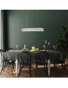 Searchlight® I LED Полилей Remy - хром и прозрачна кристална облицовка I 1 x LED - 5861CC - 5