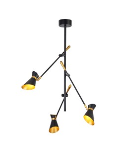 Searchlight® I LED Плафон Diablo Спот - матово черно метално покритие I 3 x LED - 5943-3BG - Цена | LEDs4economy