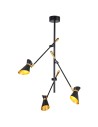 Searchlight® I LED Плафон Diablo Спот - матово черно метално покритие I 3 x LED - 5943-3BG