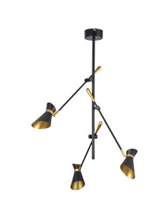 Searchlight® I LED Плафон Diablo Спот - матово черно метално покритие I 3 x LED - 5943-3BG - Цена | LEDs4economy 2