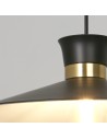 Searchlight® I Пендел Balham - черен и злато I 1 x E27 - 601891BK - 3
