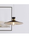 Searchlight® I Пендел Balham - черен и злато I 1 x E27 - 601891BK - 5