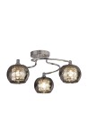 Searchlight® I Lovell плафон - хромиран метал, опушено стъкло и кристално стъкло I 3 x G9 - 60445-3SM