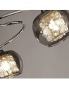 Searchlight® I Lovell плафон - хромиран метал, опушено стъкло и кристално стъкло I 3 x G9 - 60445-3SM - 3