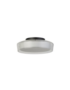 Searchlight® I Puck плафон - черен метал, прозрачно и опалово стъкло I 1 x LED - 60961BK - Цена | LEDs4economy 2