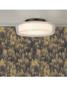 Searchlight® I Puck плафон - черен метал, прозрачно и опалово стъкло I 1 x LED - 60961BK - 5