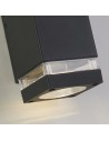 Searchlight® I Аплик за външна употреба Houston, сив I 2 x GU10 - 61101GY - 3