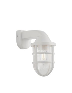Searchlight® I Външен аплик Seaside - бяла пластмаса I 1 x E27 - 61133WH - Цена | LEDs4economy 2