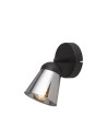 Searchlight® I Mega Спот - черен метал и опушено стъкло I 1 x E14 - 61170-1SM