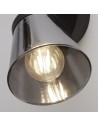 Searchlight® I Mega Спот - черен метал и опушено стъкло I 1 x E14 - 61170-1SM - 3