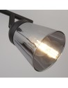 Searchlight® I Mega Спот - черен метал и опушено стъкло I 2 x E14 - 61170-2SM - 3