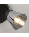 Searchlight® I Mega Спот - черен метал и опушено стъкло I 3 x E14 - 61170-3SM - 3