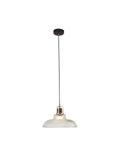 Searchlight® I Пендел Glossop - стъкло, черен и месинг I 1 x E27 - 61189BK - Цена | LEDs4economy