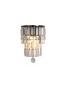 Searchlight® I Аплик Empire, античен месинг с прозрачен кристал I 2 x E14 - 61321-2AB