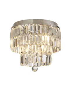 Searchlight® I Плафон Empire плафон - хромиран метал и прозрачен кристал I 4 x E14 - 61321-4CC - Цена | LEDs4economy