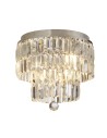 Searchlight® I Плафон Empire плафон - хромиран метал и прозрачен кристал I 4 x E14 - 61321-4CC