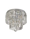 Searchlight® I Плафон Empire плафон - хромиран метал и прозрачен кристал I 4 x E14 - 61321-4CC - 2