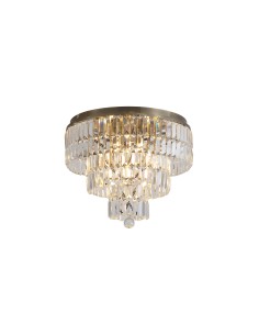 Searchlight® I Empire плафон - античен месинг и прозрачен кристал I 6 x E14 - 61321-6AB - Цена | LEDs4economy