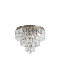 Searchlight® I Empire плафон - античен месинг и прозрачен кристал I 6 x E14 - 61321-6AB - Цена | LEDs4economy 2
