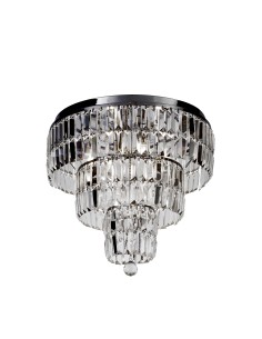 Searchlight® I Плафон Empire - хромиран метал и прозрачен кристал I 6 x E14 - 61321-6CC - Цена | LEDs4economy