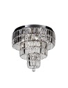 Searchlight® I Плафон Empire - хромиран метал и прозрачен кристал I 6 x E14 - 61321-6CC