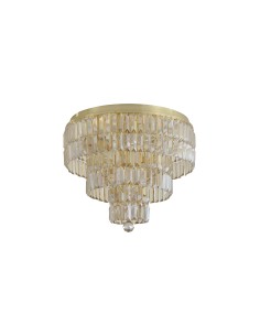 Searchlight® I Плафон Empire - сатениран месинг и шампанско - IP44 I 6 x E14 - 61321-6SB - Цена | LEDs4economy 2