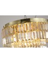 Searchlight® I Плафон Empire - сатениран месинг и шампанско - IP44 I 6 x E14 - 61321-6SB - 3