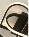 Searchlight® I Clip плафон - Черен метал I 1 x LED - 61774BK - 3