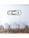 Searchlight® I Пендел Clip - черен метал I 1 x LED - 61775BK - 5