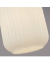Searchlight® I Pearl Пендел - бяло матирано стъкло, бяло окачване I 1 x E27 - 61969BK - 3