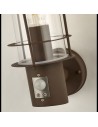 Searchlight® I Външен аплик Edgeware + сензор - ръждивокафява, IP44 I 1 x E27 - 6211RUS - 3