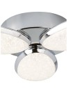Searchlight® I Lori плафон - Хром и ефект на натрошен лед I 3 x LED - 6213-3CC - 3