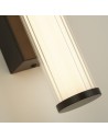 Searchlight® I Аплик Clamp - черен метал, оребрен прозрачен и опалов дифузер I 1 x LED - 63124-1BK - 3