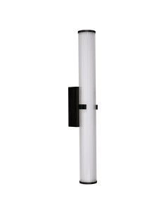 Searchlight® I Аплик Clamp - черен метал, оребрен прозрачен и опалов дифузер I 1 x LED - 63126-1BK - Цена | LEDs4economy 2