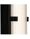 Searchlight® I Аплик Clamp - черен метал, оребрен прозрачен и опалов дифузер I 1 x LED - 63126-1BK - 3