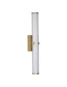 Searchlight® I Аплик Clamp - златист метал, оребрен прозрачен и опалов дифузер I 1 x LED - 63126-1GO - Цена | LEDs4economy 2