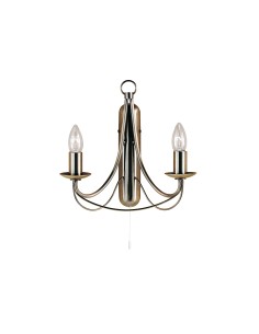 Searchlight® I Аплик Maypole - Античен месинг I 2 x E14 - 6342-2AB - Цена | LEDs4economy 2