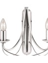 Searchlight® I Аплик Maypole - сатенено сребрист метал I 2 x E14 - 6342-2SS - 2